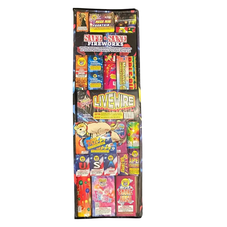 F18 Livewire Assortment Redbeard’s Firework Showcase