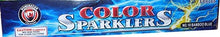 Load image into Gallery viewer, A30B- No. 10 Color Bamboo Sparkler 8 Piece Blue Box