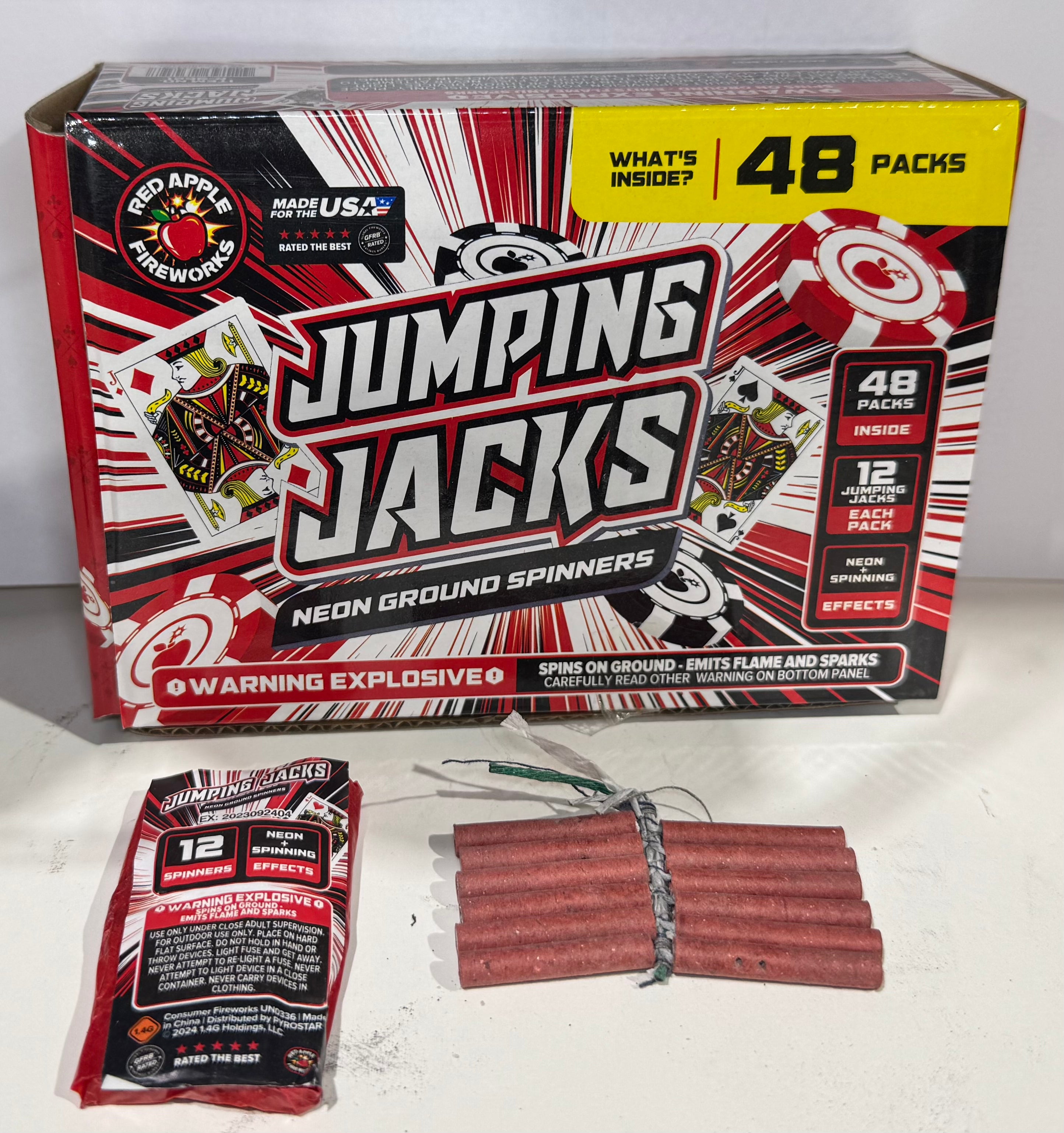 A03A- Jumping Jacks – Redbeard's Firework Showcase