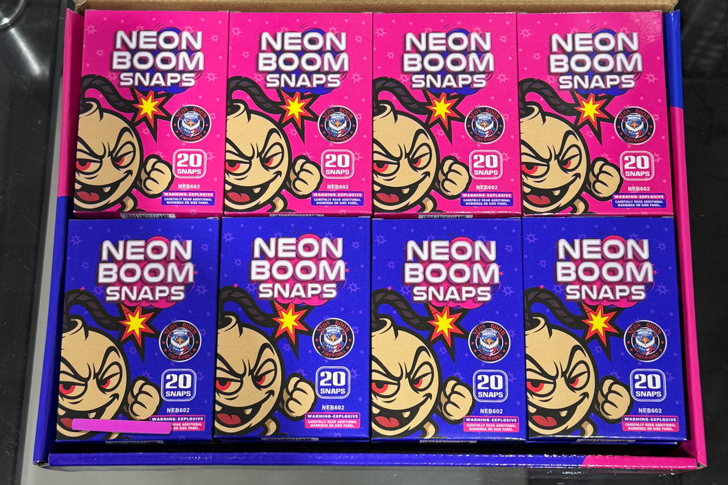 ネオスカneoska4枚セットreggaeレゲエpunkパンクpower pop A20G- Neon Boom Adult Canister Snaps Sleeve of 24 Packs