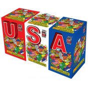 B03C- U.S.A. Box Fountain 3 Pack