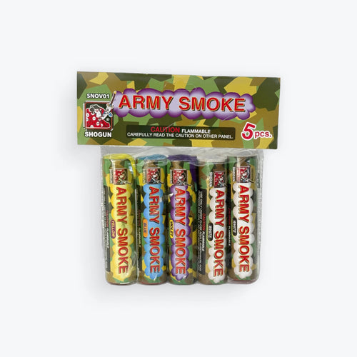 A27E- Army Smoke Bombs 5 pack Shogun