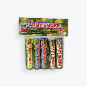A27E- Army Smoke Bombs 5 pack Shogun