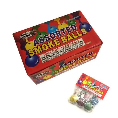 A28- Color Clay Smoke Balls 6 Pack