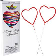 A33- Heart Sparkler 6 Pack