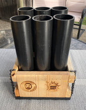 Load image into Gallery viewer, The &quot;Musket Shot&quot; Fireworks Cake &amp; Mortar Rack v 3.0 With 6 Shot Mortar Topper (Tubes not included) As Featured by CodyBPyrotechnics!