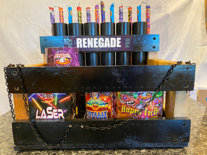 The "RENEGADE PRO" Combo Fireworks Rack- Mortar Tubes NOT Included FREE SHIPPING!!